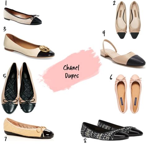 chanel slingback flats dupe|chanel ballerina flats dupes.